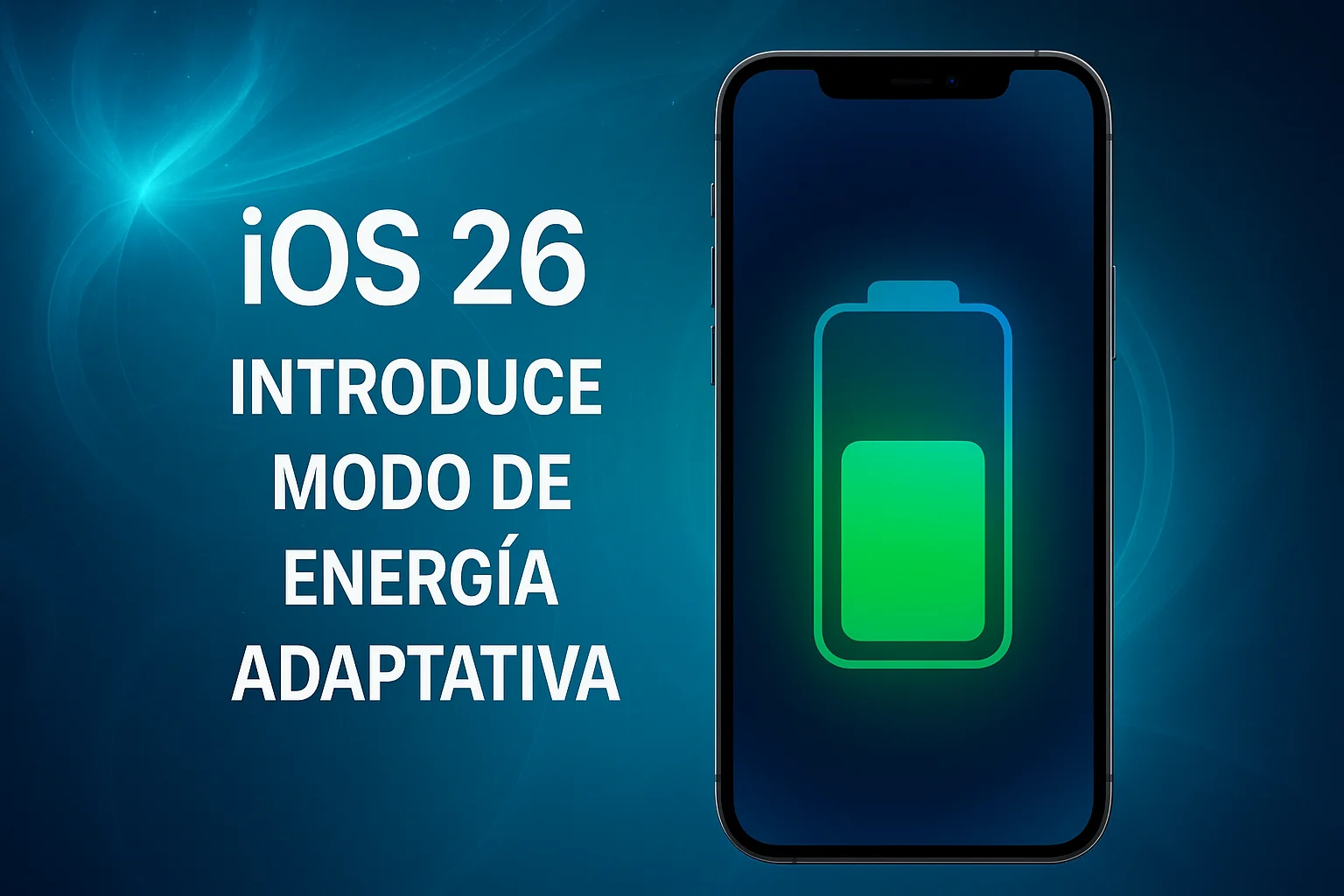 iOS 26 introduce Modo de Energía Adaptativa
